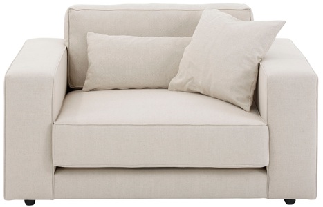 GOODproduct, GOODproduct Sessel »Grenette«, im Baumwoll-/Leinenmix oder umweltschoned aus recycelten Stoffen, Federkern, GOODproduct Sessel »Grenette«, im Baumwoll-/Leinenmix oder umweltschoned aus recycelten Stoffen