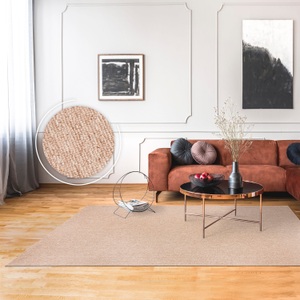 Paco Home Teppich »Barcelona 610«, rechteckig, Kurzflor, meliert, strapazierfähige Qualität, Wohnzimmer