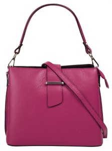 CLUTY, Cluty Henkeltasche, echt Leder, Made in Italy, Cluty Henkeltasche, echt Leder, Made in Italy