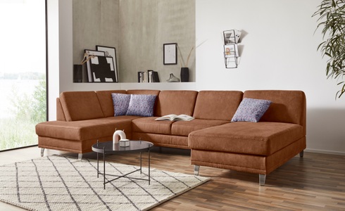 sit&more Wohnlandschaft »Clio V«, wahlweise mit Bettfunktion und Bettkasten, inklusive Federkern