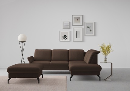 SIT&MORE, sit&more Ecksofa »Fashion«, wahlweise mit Kopfteilverstellung und Vorziehsitz, motorisch, sit&more Ecksofa »Fashion«, wahlweise mit Kopfteilverstellung und Vorziehsitz, motorisch