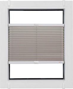 SUNLINES, sunlines Plissee »Budget Crepe«, Lichtschutz, ohne Bohren, verspannt, Klemmfix, glatt, sunlines Plissee »Budget Crepe«, Lichtschutz, ohne Bohren, verspannt, Klemmfix, glatt