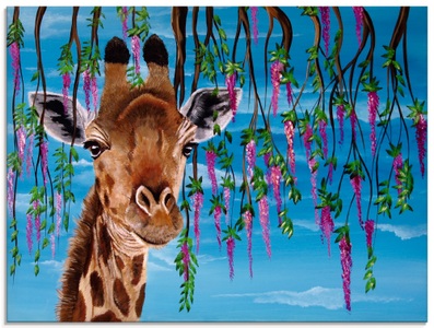 Artland, Artland Glasbild »Giraffe«, Artland Glasbild »Giraffe«, Wildtiere, (1 St.), in verschiedenen Grössen