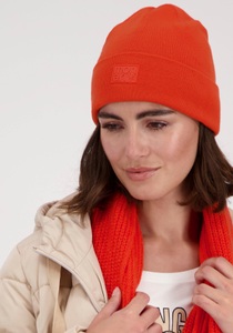 Monari, Monari Beanie, mit Patch, 