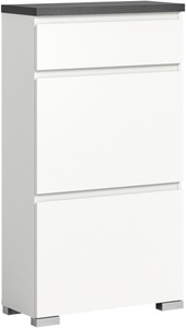 INOSIGN, INOSIGN Schuhschrank »Skoskap«, INOSIGN Schuhschrank »Skoskap, Tiefe 27cm, 2 Klappen, 1 Schubkasten, Platz für 6 Schuhpaare«, Schuhkipper, Schuhkommode, Schuhregal, Kommode, Anrichte