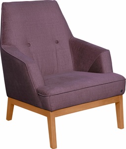 Tom Tailor, TOM TAILOR Sessel »COZY«, im Retrolook, mit Kedernaht und Knöpfung, Füsse Buche natur, TOM TAILOR HOME Sessel »COZY«, im Retrolook, mit Kedernaht und Knöpfung, Füsse Buche natur