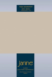 Janine, Janine Spannbettlaken »TOPPER 5001/«, (1 St.), mit Rundumgummizug, Janine Spannbettlaken »TOPPER 5001«, mit Rundumgummizug