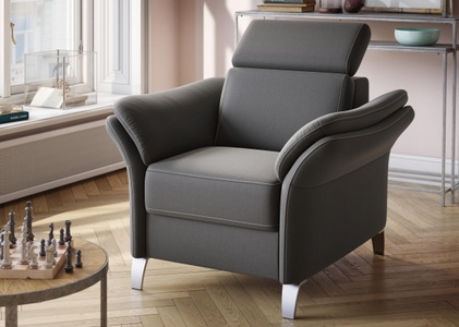 SIT&MORE, sit&more Sessel, sit&more Sessel »Vincenzo«, inklusive Kopfteilverstellung