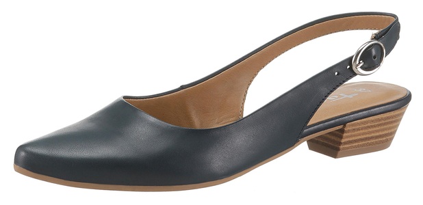 TAMARIS, Tamaris Slingpumps »Trina«, in schlichtem Design, Tamaris Slingpumps »Trina«, Abendschuh, Sommerschuh, Blockabsatz, in schlichtem Design