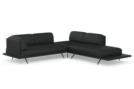 machalke®, machalke® Ecksofa »benito«, mit bezogenem Sockel, machalke® Ecksofa »benito, L-Form«, mit bezogenem Sockel