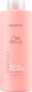 Wella Professionals, Wella Professionals Invigo Cool Blond Shampoo 1000 ml (Hair care , ..., Wella Professionals Invigo Blonde Recharge Color Refreshing Shampoo Cool Blonde 1000ml