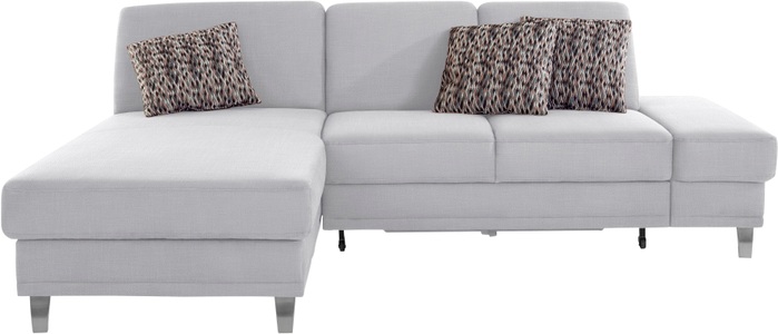 sit&more Ecksofa »Clio V«, wahlweise mit Bettfunktion oder Vorziehsitz und Bettkasten, Inklusive Federkern