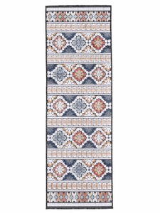 carpetfine, carpetfine Läufer »Deja 103«, rechteckig, 4 mm Höhe, robustes Flachgewebe, Motiv- Floral Palmenblätter, Hoch-Tief Effekt, In- und Outdoor geeignet, Wetterfest und UV-beständig für Balkon, Terrasse, Garten, Aussenbereich,Wohnzimmer, Schlafzimme, carpetfine Läufer »Deja 103«, rechteckig, 4 mm Höhe, robustes Flachgewebe, Motiv- Floral Palmenblätter, Hoch-Tief Effekt