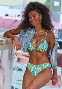 Buffalo, Buffalo Bikini Set Damen, Buffalo Bügel-Bikini, mit Zierbändern