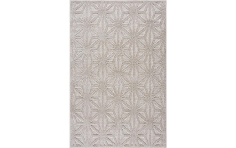 undefined, Teppich »Santorini«, quadratisch, - mm Höhe, Carpet City Teppich »In-& Outdoorteppich Santorini 58369, 3D-Effekt, Raute-Optik«, rechteckig, 5 mm Höhe, Wetterfest & UV-beständig für Terrasse, Balkon, Küche, Flur