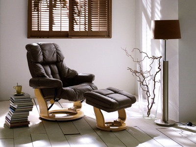 Mca furniture, MCA furniture Relaxsessel »Calgary«, Fernsehsessel 360°drehbar inkl. Hocker mit Lederbezug, MCA furniture Relaxsessel »Calgary«, Fernsehsessel 360°drehbar inkl. Hocker mit Lederbezug