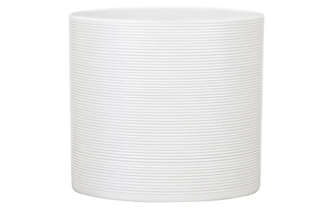 Scheurich, SCHEURICH Übertopf PANNA, Scheurich Blumentopf »Weiss Ø 26.6 cm«