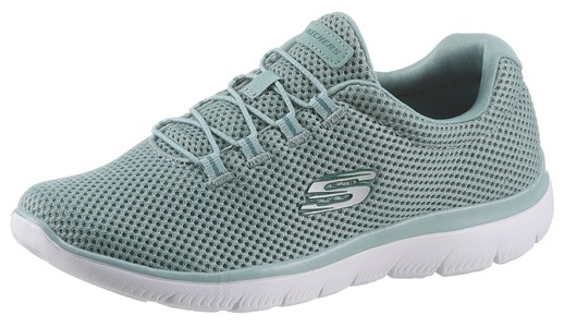 Skechers, Skechers Slip-On Sneaker »SUMMITS«, mit komfortabler Innensohle, Skechers Schlupfschuh für Damen mint