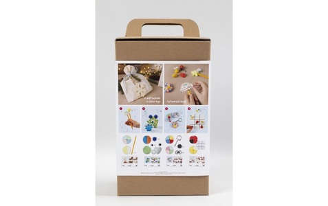 Creativ Company, creativ company Adventskalender, für Erwachsene, Creativ Company Adventskalender Bastelset Modellieren, 4 Stück