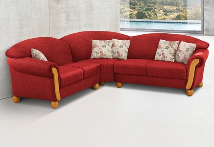 HOME AFFAIRE, Home affaire Ecksofa »Milano«, gleichschenklig, Home affaire Ecksofa »Milano, L-Form«, gleichschenklig