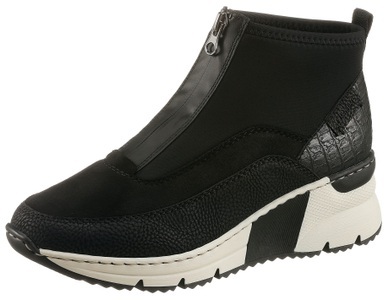 Rieker, Rieker Schlupfboots, mit Zier-Reissverschluss, 