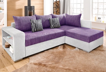COLLECTION AB, COLLECTION AB Ecksofa, mit Bettfunktion, wahlweise mit Federkern, COLLECTION AB Ecksofa »John L-Form«, mit Bettfunktion, wahlweise mit Federkern