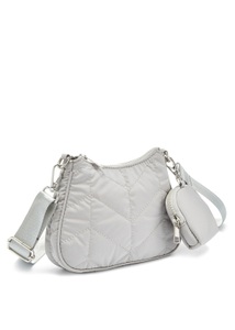 Lascana, LASCANA Schultertasche, Umhängetasche mit abnehmbarer, kleiner Tasche VEGAN, LASCANA Umhängetasche, mit abnehmbarer, kleiner Tasche, Schultertasche VEGAN