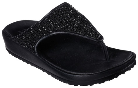 Skechers, Skechers Zehentrenner »CALI BREEZE 2.0-GLIMMER LOVE«, mit funkelnden Steinchen verziert, 