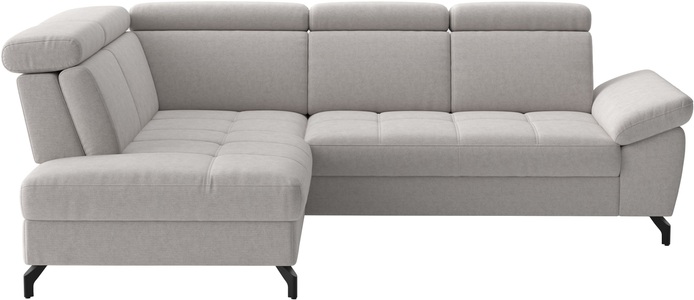 Sit & More, sit&more Ecksofa "Vanity" Inkl.Sitz-,Kopf-und Armteilverstellung