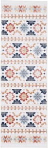carpetfine, carpetfine Läufer »Deja 103«, rechteckig, 4 mm Höhe, robustes Flachgewebe, Motiv- Floral Palmenblätter, Hoch-Tief Effekt, In- und Outdoor geeignet, Wetterfest und UV-beständig für Balkon, Terrasse, Garten, Aussenbereich,Wohnzimmer, Schlafzimme, carpetfine Läufer »Deja 103«, rechteckig, 4 mm Höhe, robustes Flachgewebe, Motiv- Floral Palmenblätter, Hoch-Tief Effekt