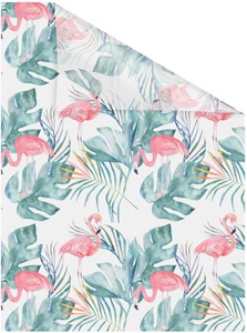 LICHTBLICK, LICHTBLICK Fensterfolie »Fensterfolie selbstklebend, Sichtschutz, Flamingo - Rosa Grün«, LICHTBLICK ORIGINAL Fensterfolie »Fensterfolie selbstklebend, Sichtschutz, Flamingo - Rosa Grün«, 1 St., blickdicht, glattstatisch haftend