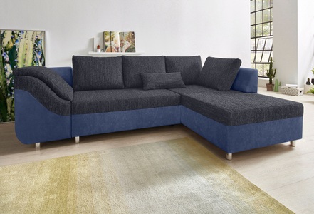 COLLECTION AB, COLLECTION AB Ecksofa, mit und ohne Bettfunktion, inklusive loser Rücken- und Zierkissen, COLLECTION AB Ecksofa Sally L-Form, mit und ohne Bettfunktion, inklusive loser Rücken- und Zierkissen