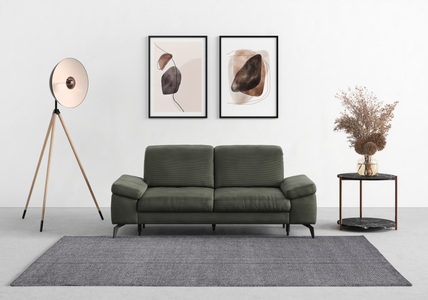 SIT&MORE, sit&more 2,5-Sitzer »Cabana«, Breite 211 cm, mit oder ohne Sitztiefen-, und Kopfteilfunktion, sit&more 2,5-Sitzer »Cabana« Breite 211 cm, mit oder ohne Sitztiefen-, und Kopfteilfunktion
