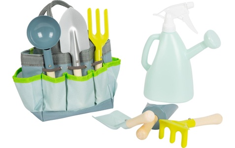 small foot®, small foot® Gartentasche mit Gartenwerkzeug, Gartentasche PFLANZZEIT 8-teilig