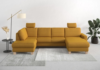 Home affaire Wohnlandschaft »Summer«, mit oder ohne Bettfunktion und Bettkasten, Cord-Bezug