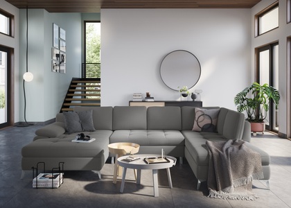 sit&more Wohnlandschaft, mit Recamiere, wahlweise mit Bettfunktion und Bettkasten