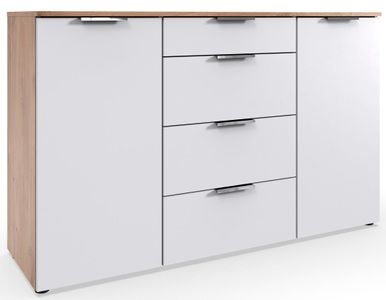 Fresh To Go Kombikommode »Level«, 2-türig, mit 4 Schubladen und soft-close Funktion, 135cm breit