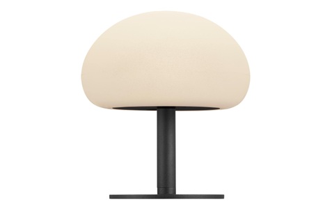 Nordlux, LED-Tischleuchte Sponge table mit Akku 21,5 cm, Nordlux Sponge 20 Tischlampe Schwarz/Weiss
