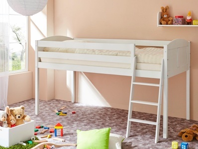 TICAA, Ticaa Hochbett »Eric«, Kiefer, Ticaa Hochbett »Eric«, mit Rollrost, Kiefer