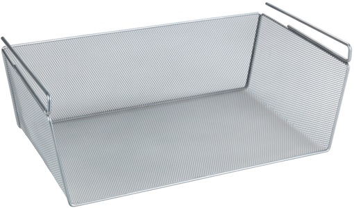 Wenko, Wenko - Regaleinhängekorb L, 49 x 18 x 28 cm, WENKO Einhängekorb, zum Einhängen in Regal oder Schrank, zusätzlicher Stauraum ohne Bohren