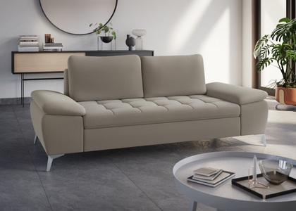 sit&more 2,5-Sitzer, mit hochwertigen Metallfüssen