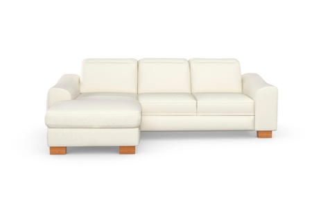 sit&more Ecksofa »Durness«, mit Federkern und hochwertigen Massivholzfüssen, wahlweise mit Kopfteilverstellung, Bettfunktion und Bettkasten oder mit Bettfunktion und Bettkasten