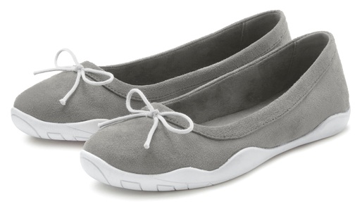 Lascana, LASCANA Ballerina »Sneaker,«, leichter Freizeitschuh, Slipper, Halbschuh, flache Sohle VEGAN, 