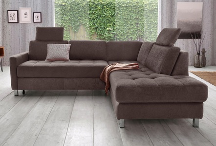 SIT&MORE, sit&more Ecksofa, sit&more Ecksofa »Pablo L-Form«, wahlweise mit Bettfunktion