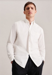 Seidensticker, seidensticker Businesshemd »Schwarze Rose«, Regular Langarm Button-Down-Kragen Uni, 
