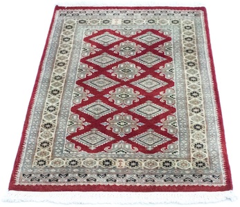 MorgenLand, morgenland Teppich »Buchara Teppich handgeknüpft rot«, rechteckig, 6 mm Höhe, morgenland Teppich »Buchara Teppich handgeknüpft rot«, rechteckig, 6 mm Höhe