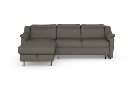 sit&more Ecksofa »Freetown«, inklusive Kopfteilverstellung und komfortablem Federkern, wahlweise mit Bettfunktion und Bettkasten