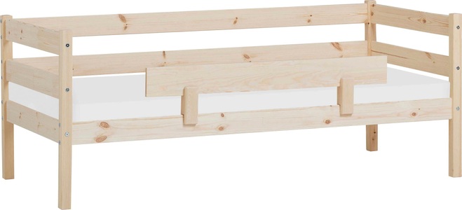 Hoppekids, Hoppekids Einzelbett »ECO Comfort«, (Set), mit Rollrost in 8 Farben, wahlweise mit Matratze und Absturzsicherung, Hoppekids Einzelbett »ECO Comfort Kinderbett, Kiefer Massivholz, Jugendbett inkl. Rollrost«, 70x160 cm, wahlweise in verschieden Farben/ Matratze/ Absturzsicherung