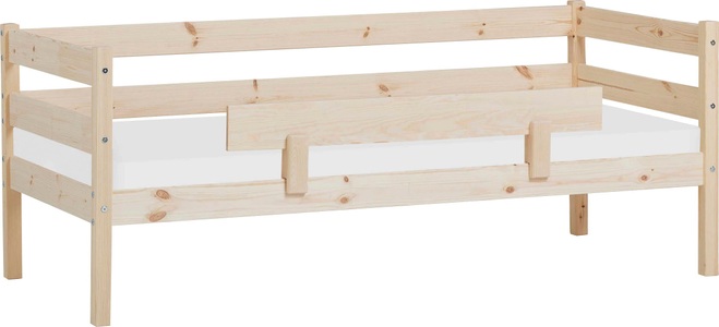 Hoppekids, Hoppekids Einzelbett »ECO Comfort«, (Set), mit Rollrost in 8 Farben, wahlweise mit Matratze und Absturzsicherung, Hoppekids Einzelbett »ECO Comfort Kinderbett, Kiefer Massivholz, Jugendbett inkl. Rollrost«, 70x160 cm, wahlweise in verschieden Farben/ Matratze/ Absturzsicherung