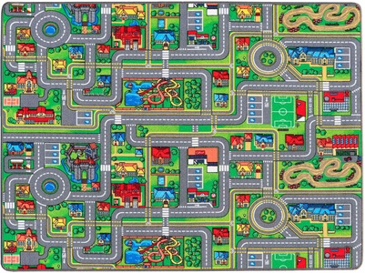 Primaflor-Ideen in Textil, Primaflor-Ideen in Textil Kinderteppich »STREETS«, rechteckig, 5 mm Höhe, Strassen-Spiel-Teppich, Strassenbreite ca. 9 cm, Kinderzimmer, Primaflor-Ideen in Textil Kinderteppich »STREETS«, rechteckig, 5 mm Höhe, Strassen-Spiel-Teppich, Strassenbreite ca. 9 cm, Kinderzimmer